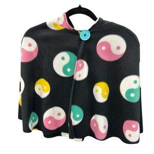 Car seat Cape With Slouchy Hood Youth One Size Fits Most 12mo-5yrs Yin Yang